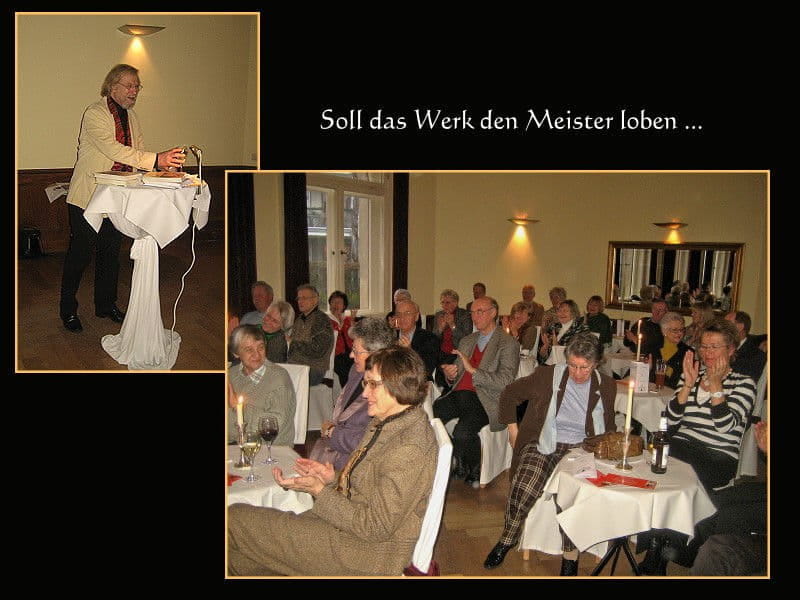 Soll das Werk den Meister loben --- Soll das Werk den Meister loben ---